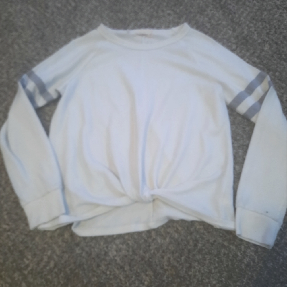 Inspired Heart Long-Sleeve Fuzzy Shirt Size XL 16 in Girls